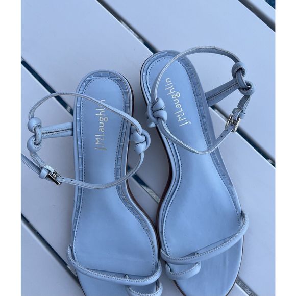 J. McLaughlin Helena Sandal - Size 7.5 - Pale Blue - Picture 7 of 11